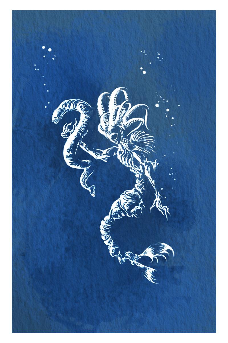 Le Mabilay à Rennes, cyanotype au format A4